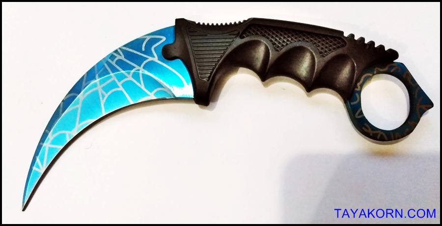 มีดคารัมบิต บลูสไปเดอร์ Blue Spyder Karambit Knife TKKB-BS9