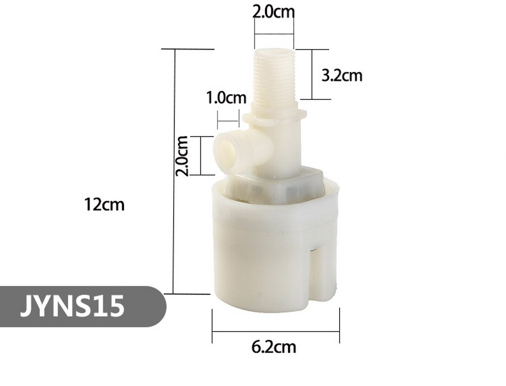 11-JYNS15-2 ลูกลอยอัตโนมัติ วาล์วควบคุมระดับน้ำอัตโนมัติ แบบงอ 90 เกลียวนอก 1/2 นิ้ว JYNS15 ( ยี่ห้อ JUNY ) รุ่นใหม่ล่าสุด