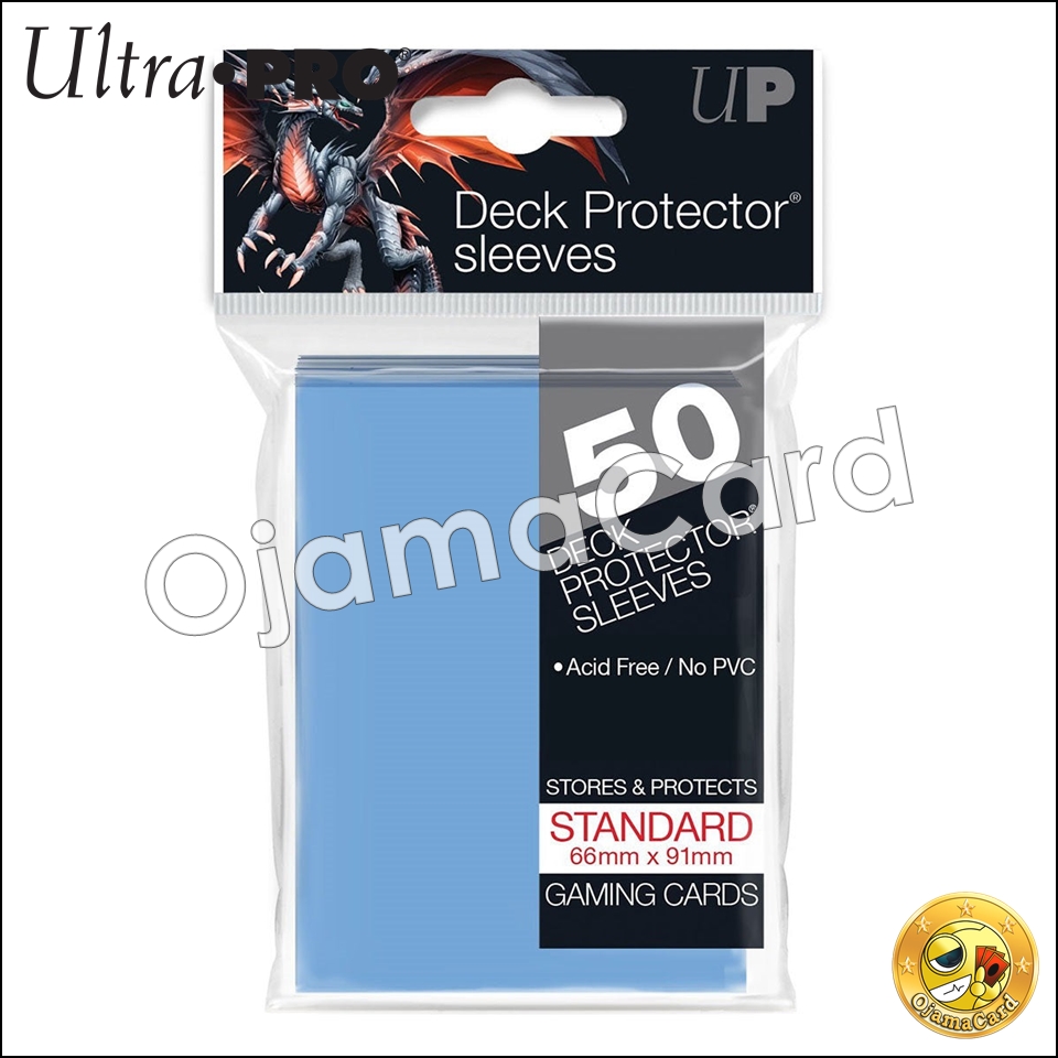 Ultra•Pro PRO-Gloss Standard Deck Protector Sleeves (50ct) — Light Blue