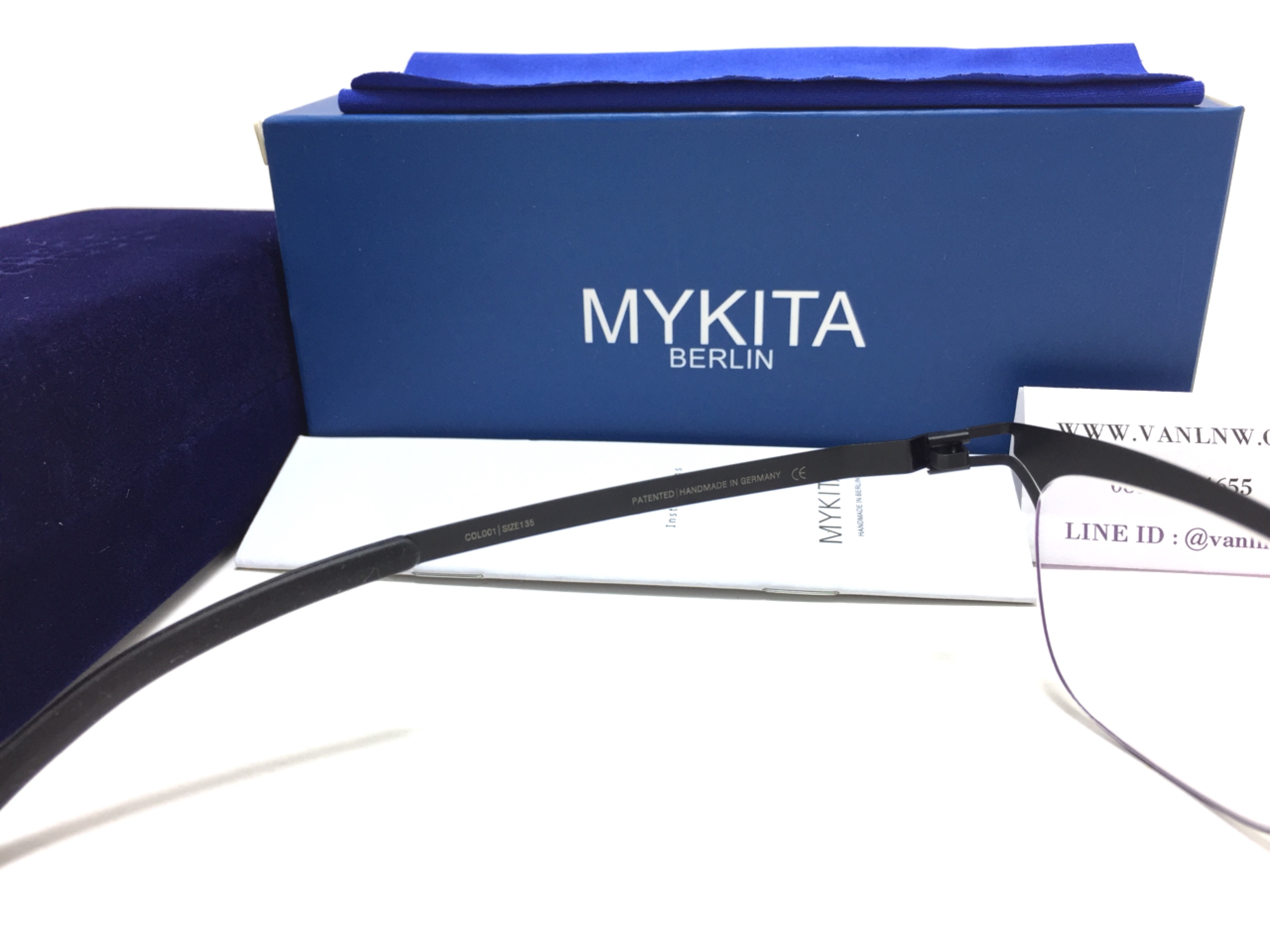แว่นสายตา MYKITA RUBY 59-15 135 <ดำ>