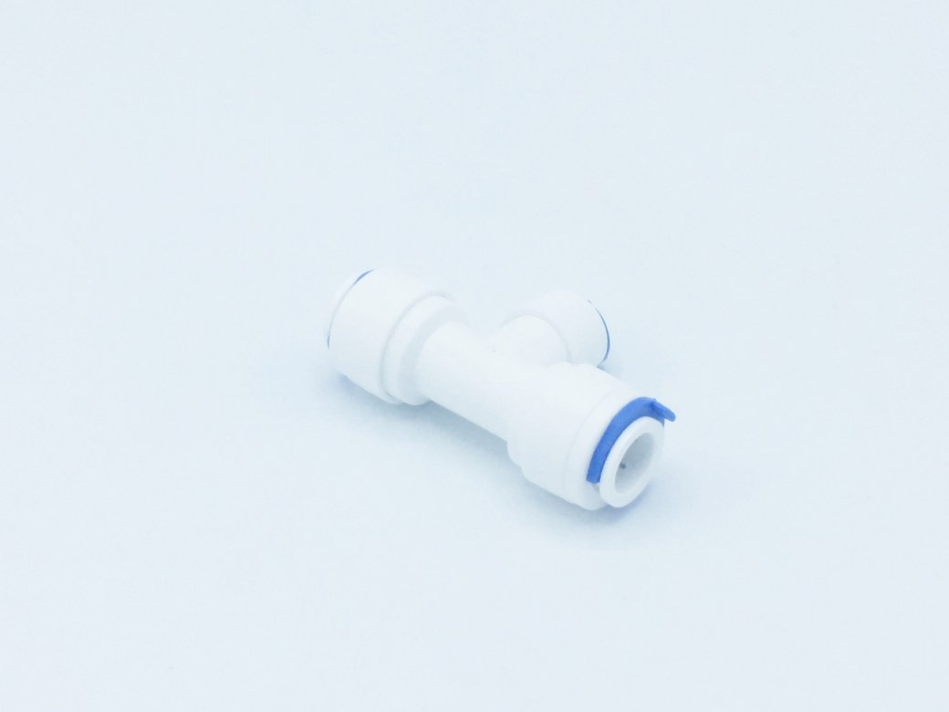 Cip PE030203 ข้อต่อคลิปล๊อค ข้อต่อ 3 ทาง ขนาด 10-6-10 มม. สีขาว