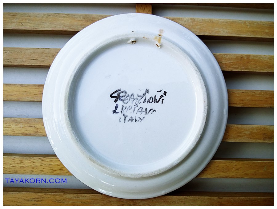 จานรองแก้วกาแฟสะสม แบบD1 Creazioni Luciano made in Italy