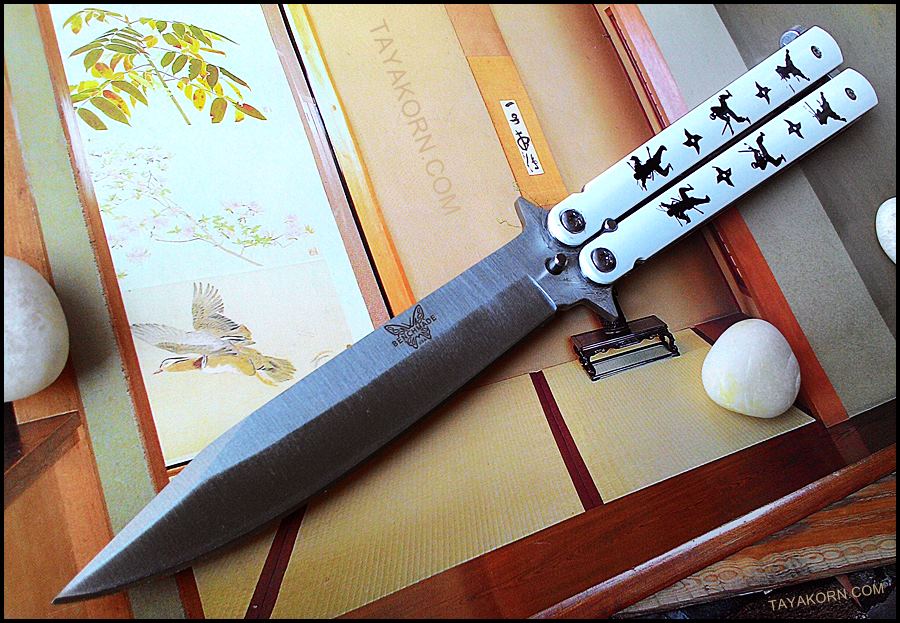 มีดควงเดอะชาโดว์ THE SHADOW BALISONG KNIFE TKBS-SD1