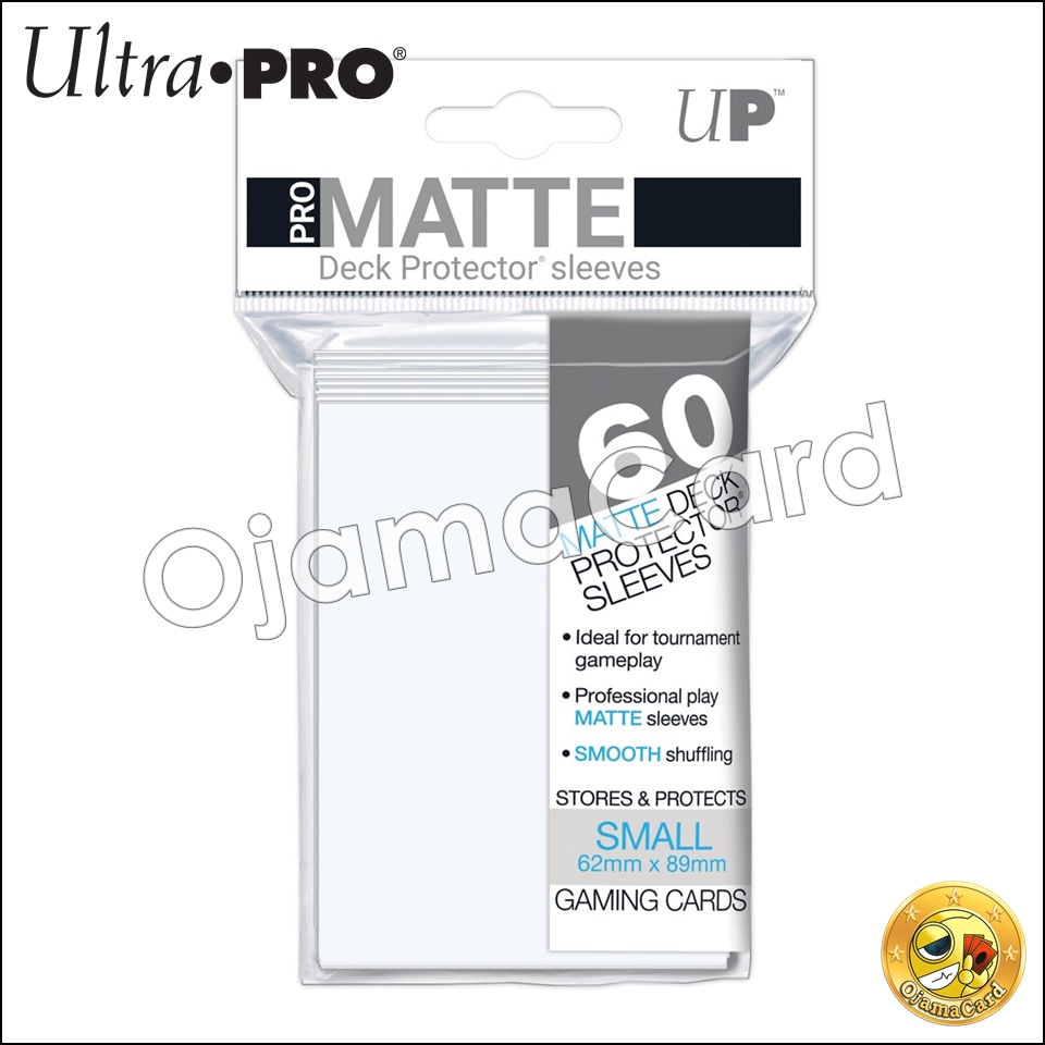 Ultra•Pro PRO-Matte Small Deck Protector Sleeves (60ct) — White