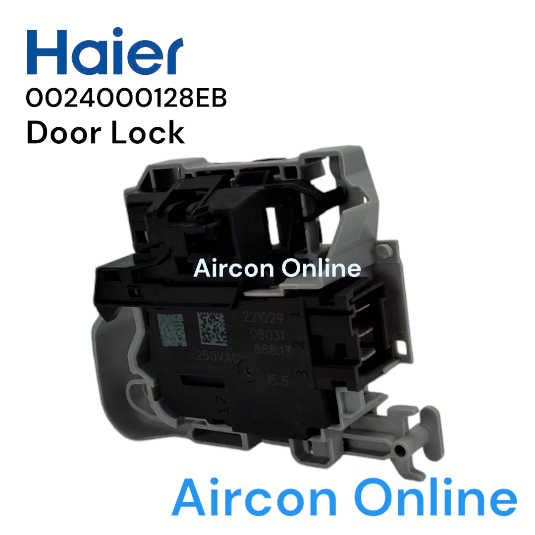 Door lock กลอนล็อคประตูเครื่องซักผ้า HAIER รหัส 0024000128EB