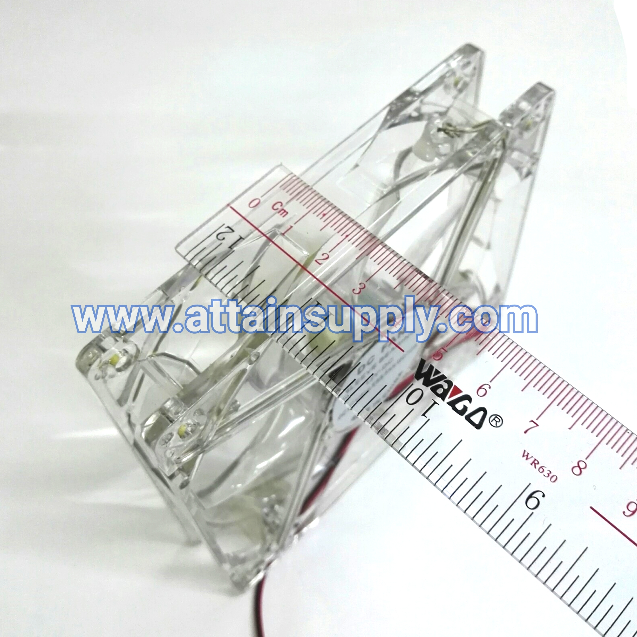 พัดลม12VDC/12x12x2.5CM.แบบมีไฟ