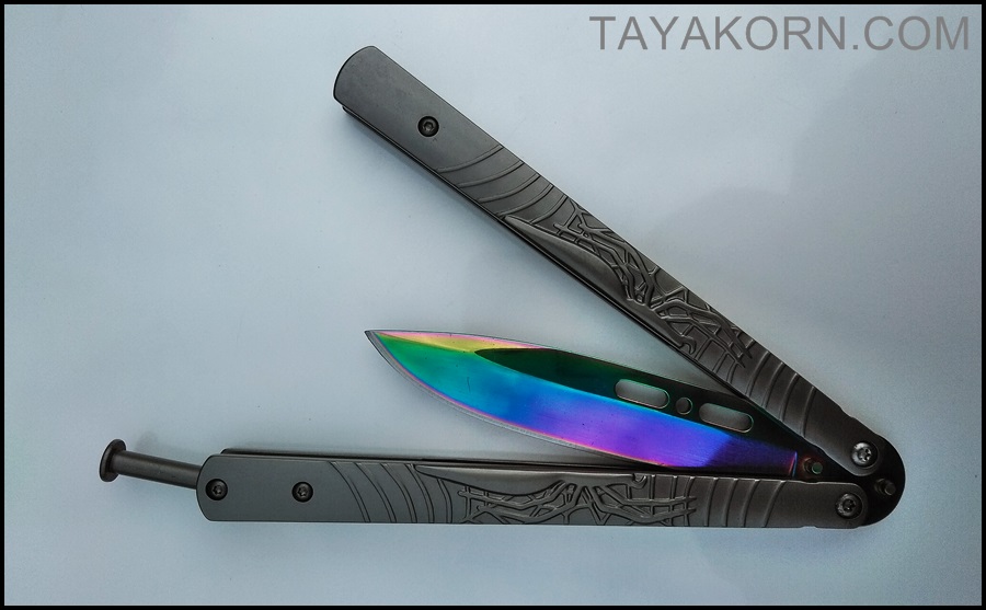 มีดบาลีซอง ซิลเวอร์สไปเดอร์ Silver Spider Balisong TKBS-BT4