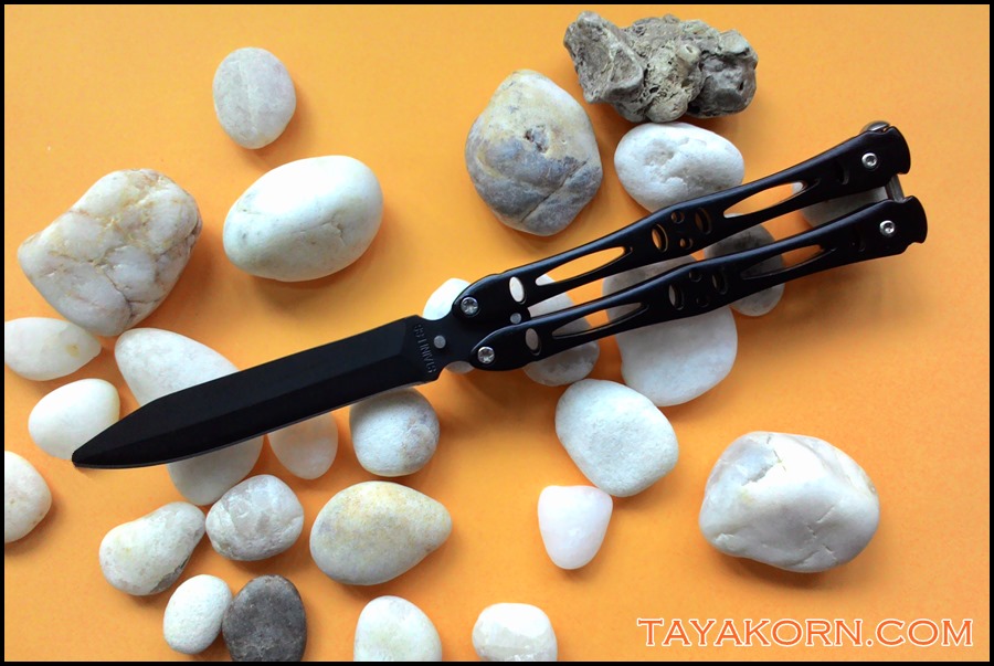 มีดซ้อมควง บาลิซองแบล็คคาเมล BLACK CAMEL Balisong Trainer TKBS-BCM3TR