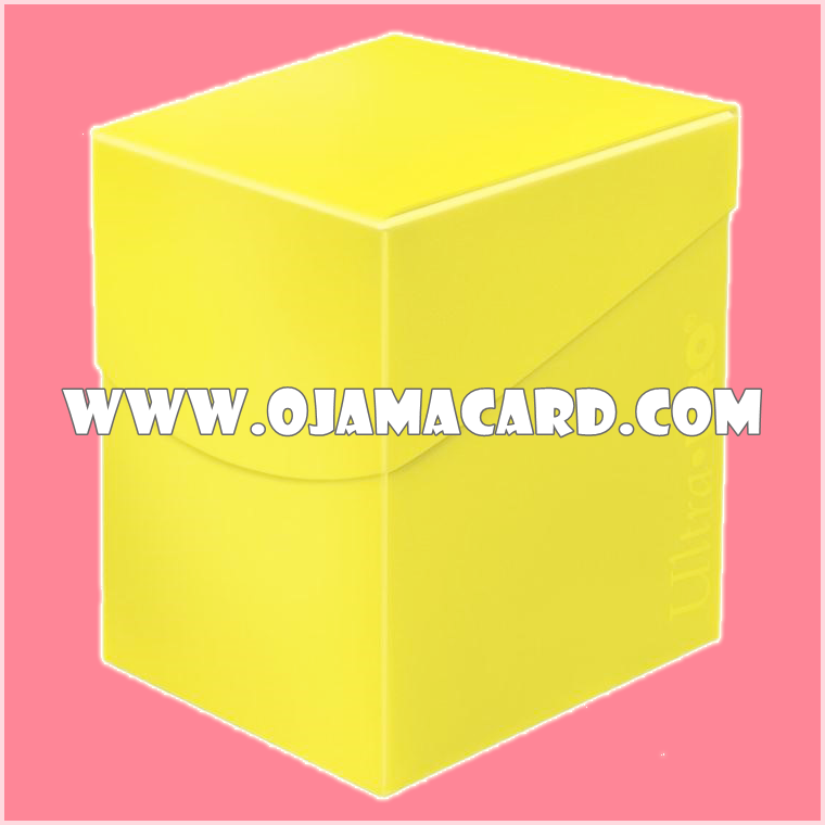 Ultra•Pro Eclipse PRO 100+ Deck Box — Lemon Yellow
