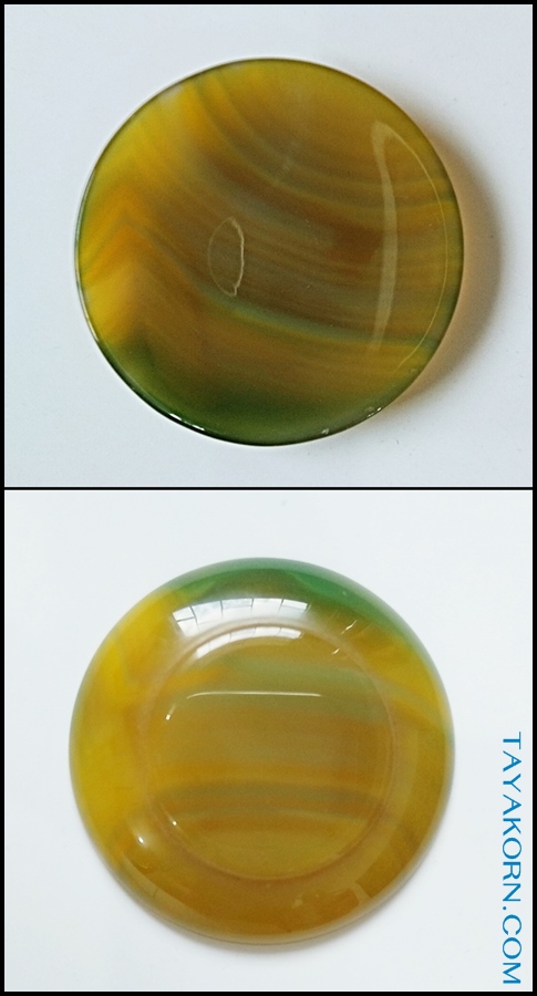 จานยานัตถ์ (จานหยก) snuff tobacco jade dish TKTJ-J001