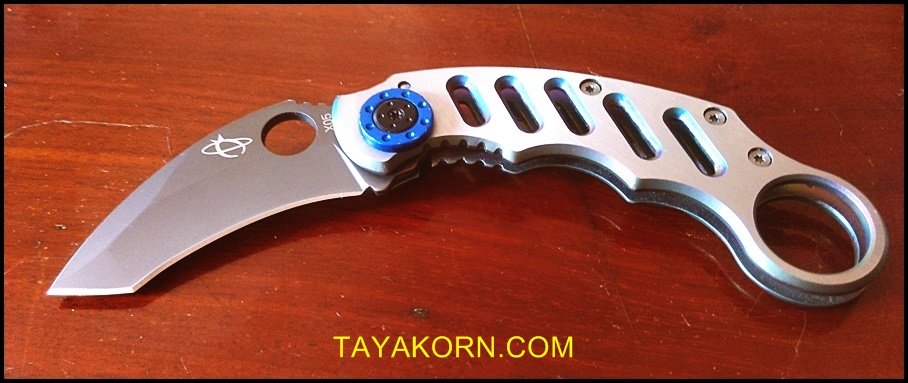 มีดคารัมบิตโรโบฮอว์ค2 RoboHawk2 Karambit Knife TKKB3