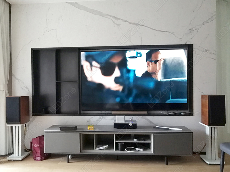 LZ-300 ขาตั้งลำโพงเกรดพรีเมี่ยม สีขาว ความสูง 15-90 cm ไม้ MDF แข็งแรง แน่น หนัก เสากรอกทรายได้ แถมอุปกรณ์ยึดสายลำโพงหลังเสา