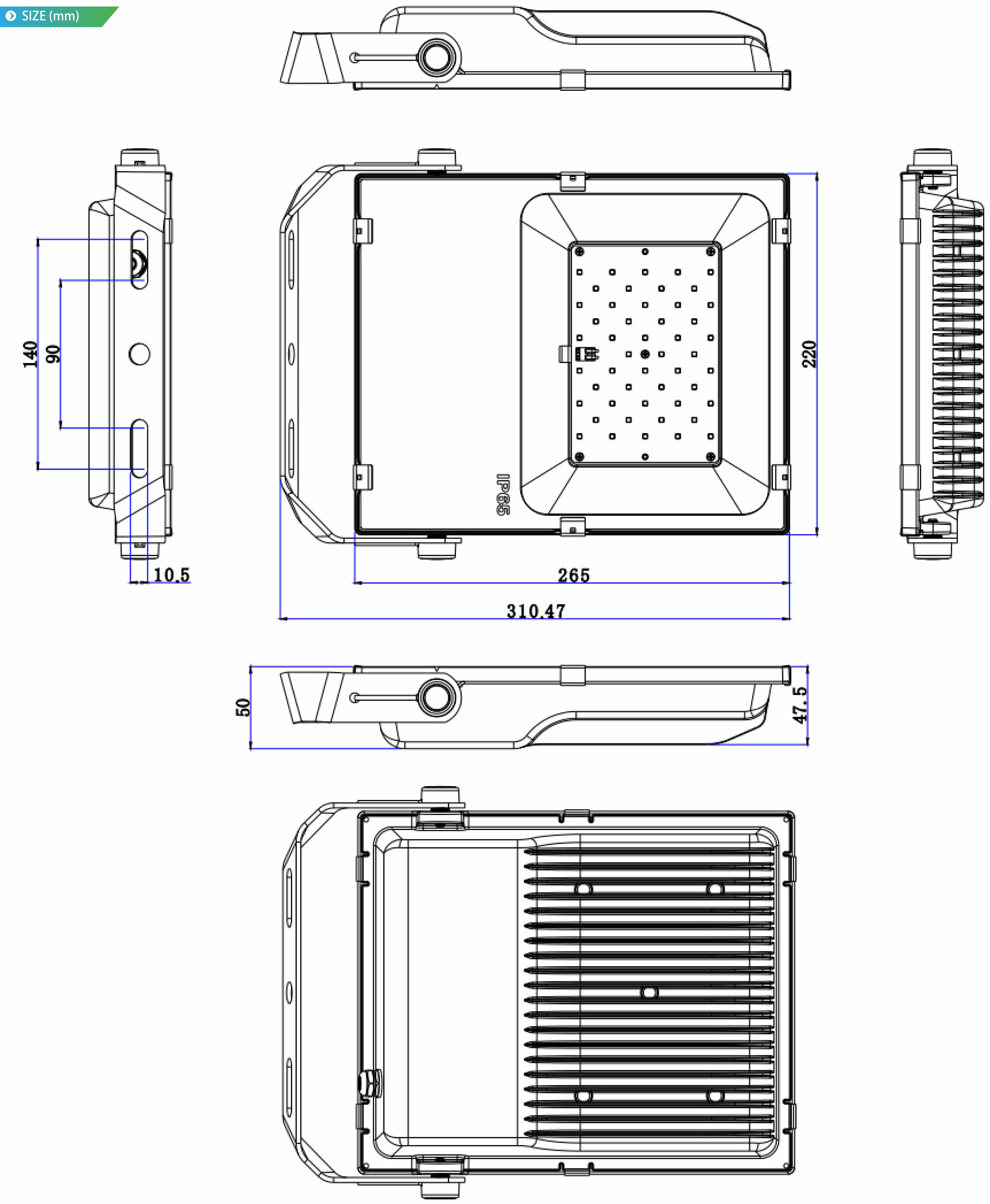 LED Flood Light 50w-Osram
