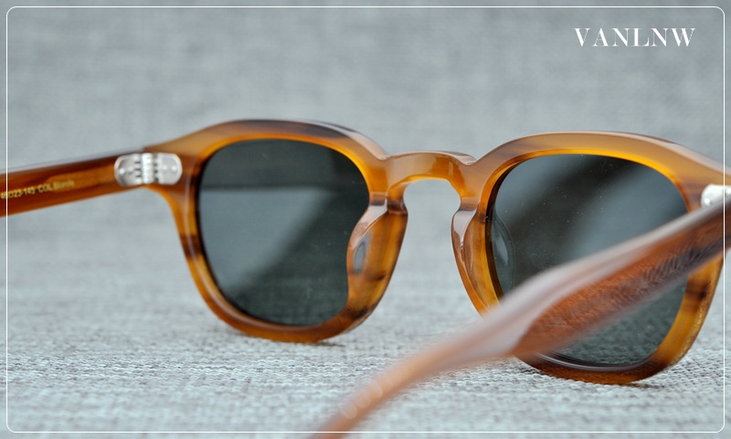 แว่นกันแดด MOSCOT LEMTOSH 49-24 145 COL.Blonde <ลายกระ>