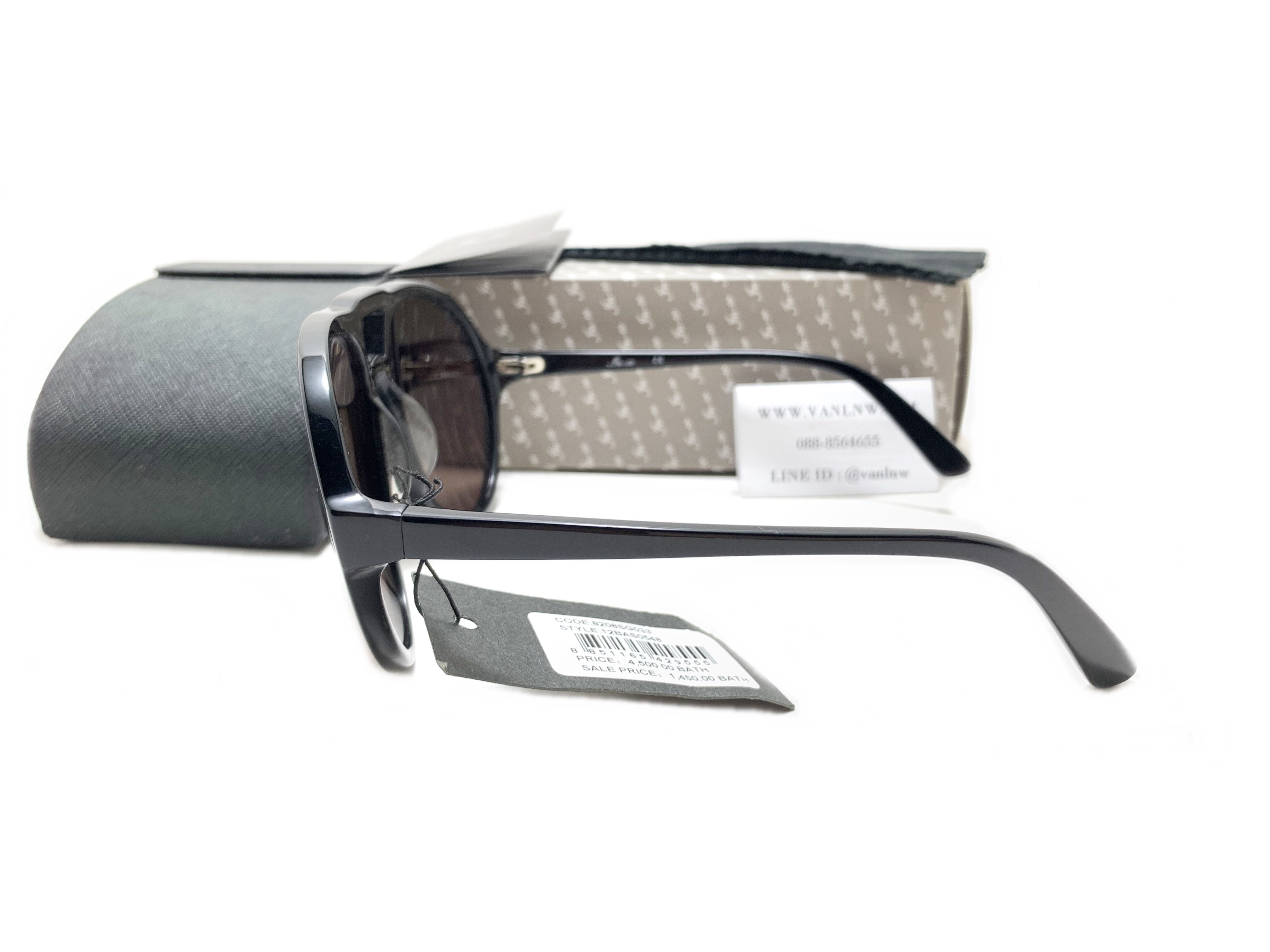 แว่นกันแดด FN-CO 8208033 AC-CR39 56-16 125 CAT2 <ดำ>