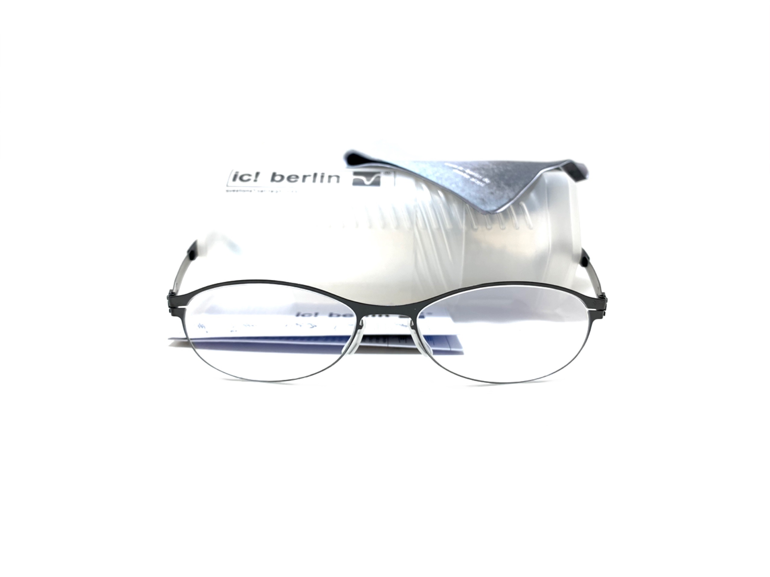 แว่นสายตา ic berlin model grimsel black 55-17 <ดำ>