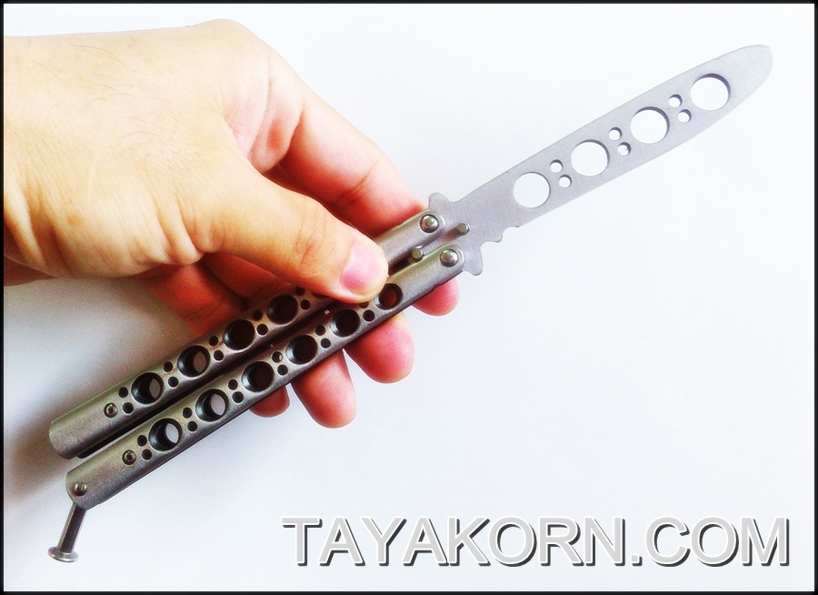 มีดซ้อมควง บาลีซองลองไทม์ LONG TIME Balisong Trainer Knife