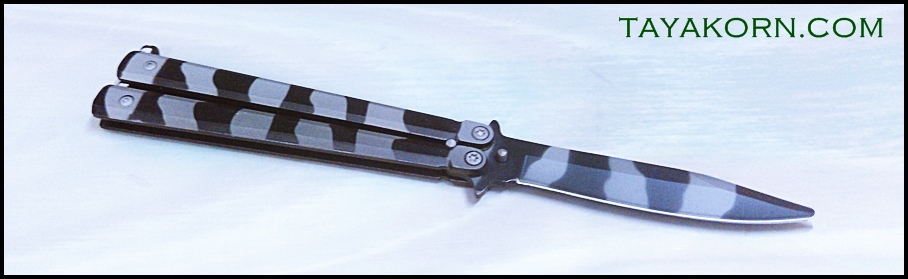 มีดซ้อมควงแบล็คคาโม่เดสเสิร์ท สทอร์ม 2 ( BlackCAMO2)