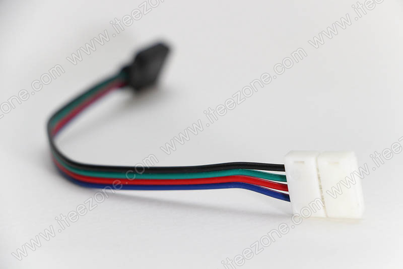 Connector 4 pin แบบมีสายไฟ เชื่อมกับกล่องควบคุม