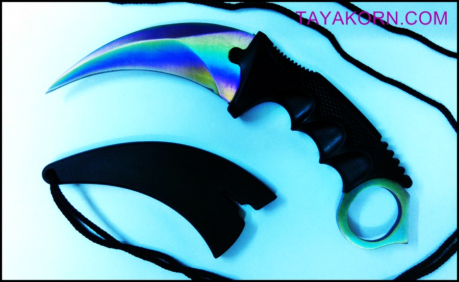 มีดคารัมบิตเรนโบว์อีเกิ้ลคลอ( Eagle Claw ) Rainbow Eagle Claw Karambit Knife TKKB-BS7779