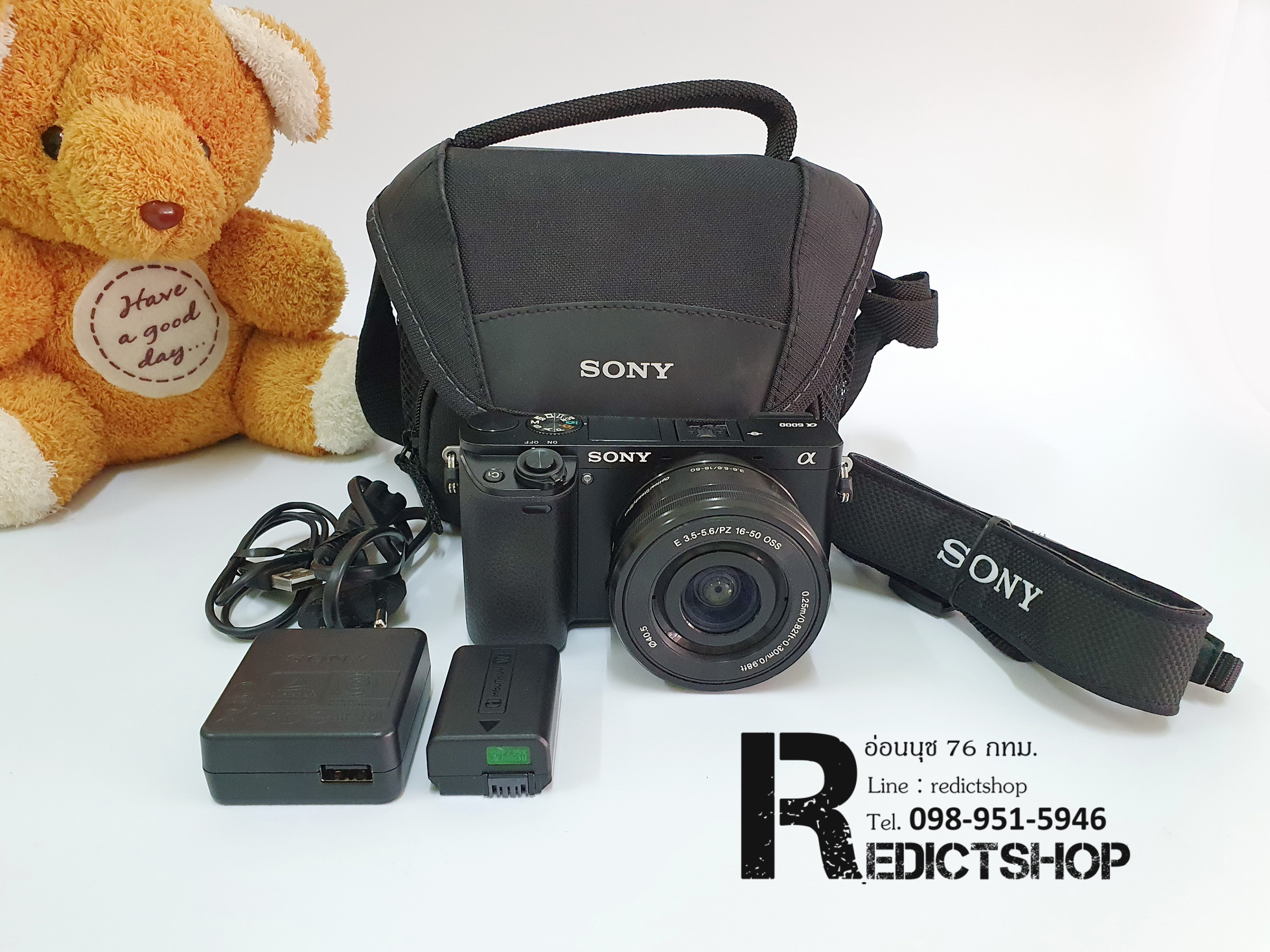 Sony a6000+16-50mm ชัตเตอร์น้อย มือสอง สภาพสวย