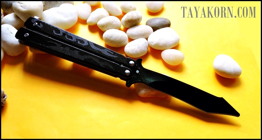 มีดซ้อมควงเดอะสกอร์เปี้ยนคิง THE SCORPION KING BALISONG TRAINER KNIFE TKBS-SK8TR