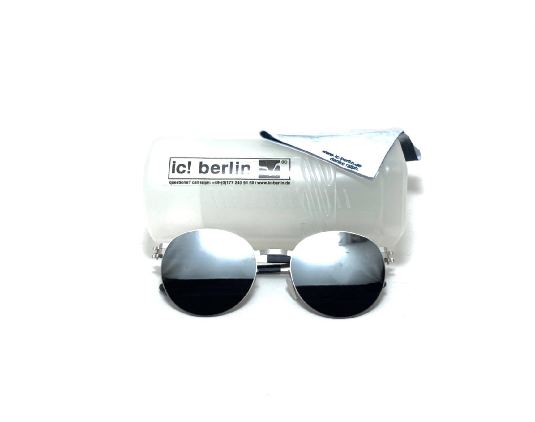 แว่นกันแดด ic berlin liliya s.pearl 54-20 <ปรอทเงิน>