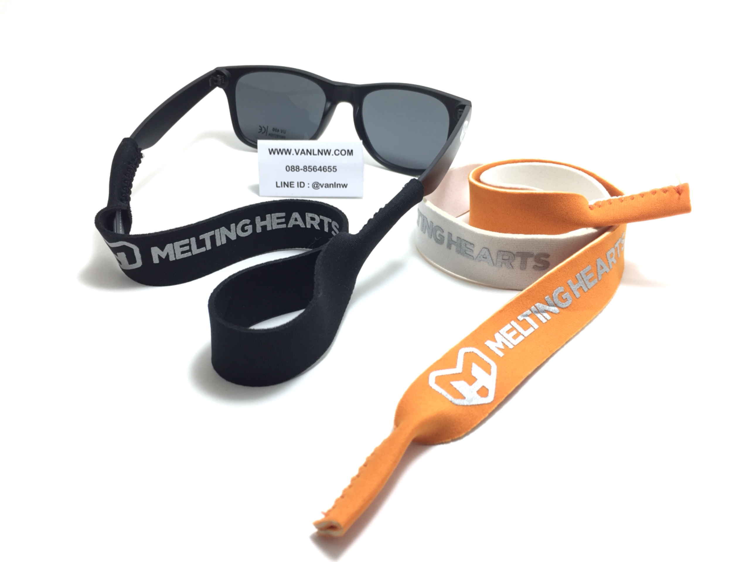 สายคล้องแว่น MELTING HEARTS วัสดุ Neoprene ทำความสะอาดง่าย ระบายเหงื่อได้ดี น้ำหนักเบา