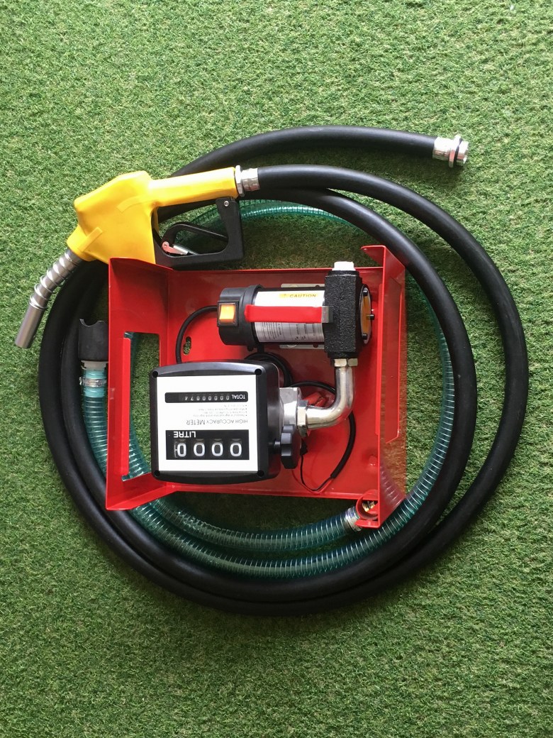 ปั๊มดูดน้ำมันอัตโนมัติ DC12V รุ่น DFCD40 ( มีมิเตอร์ )