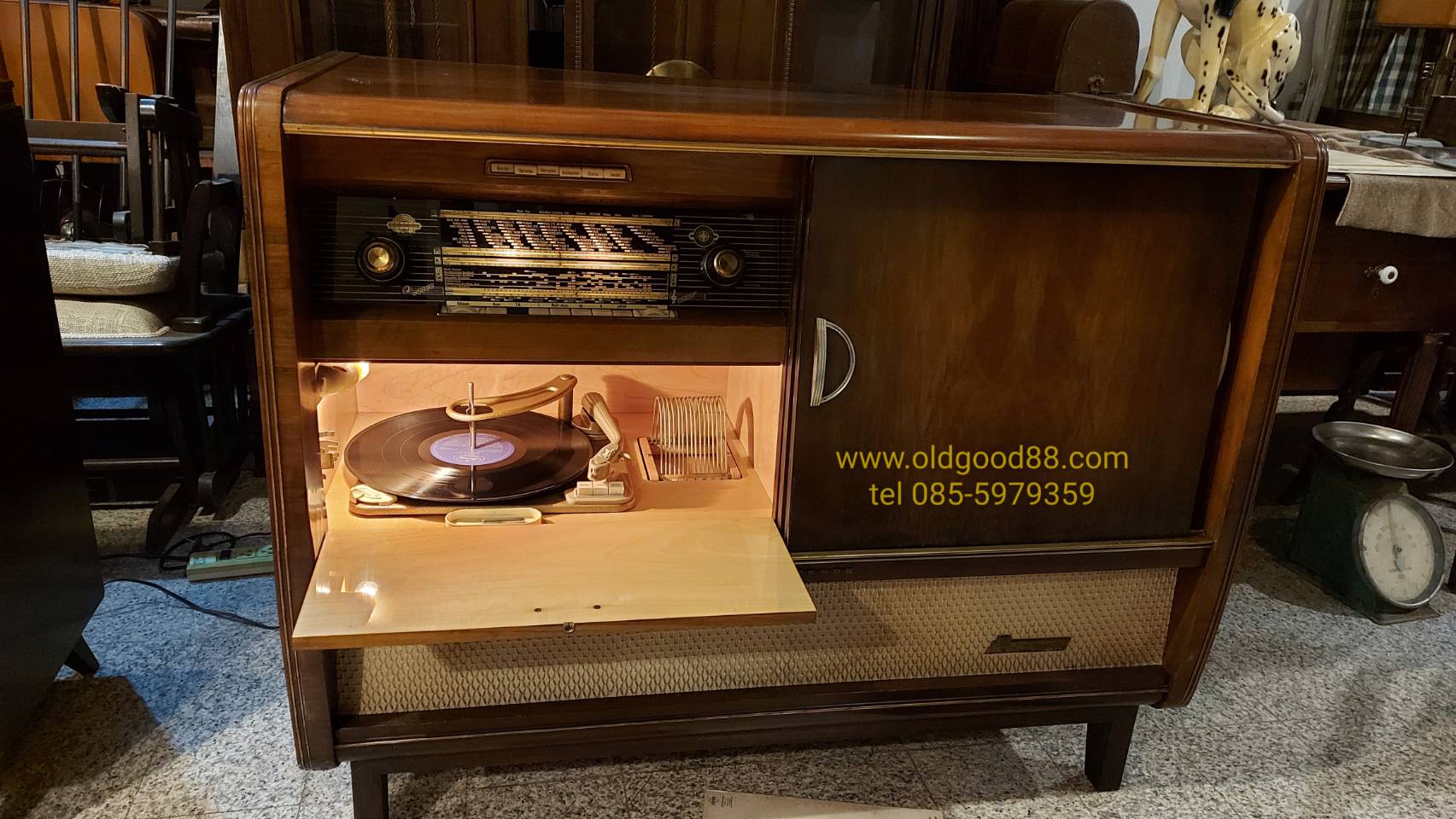 วิทยุconsole nordmende immensee58 ปี 1957 รหัส5964ni