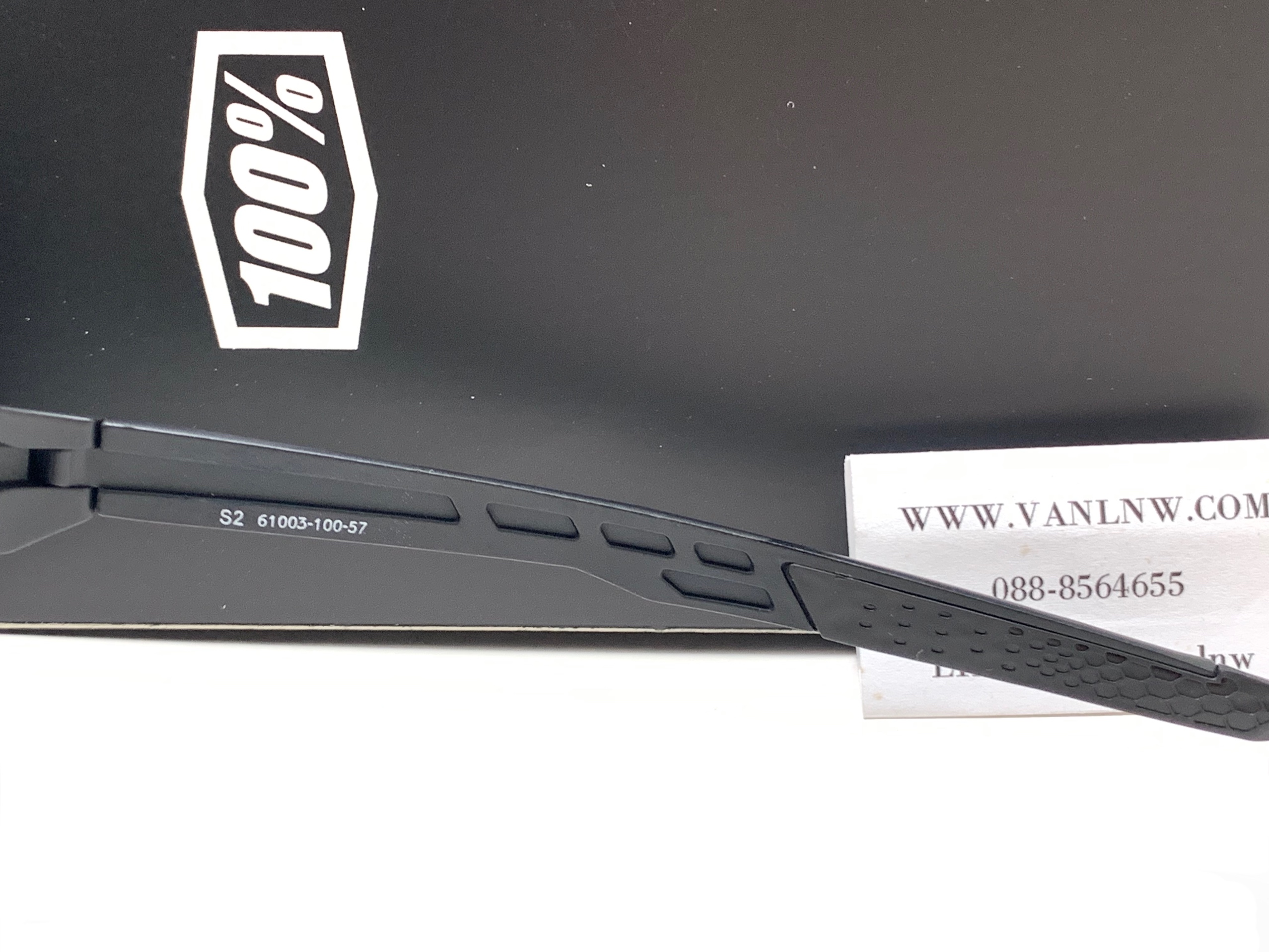 แว่นกันแดด แว่นตาปั่นจักรยาน 100% Speedcraft S2 61003-100-75 Matte black / Nero รุ่นใหม่ล่าสุด 2018