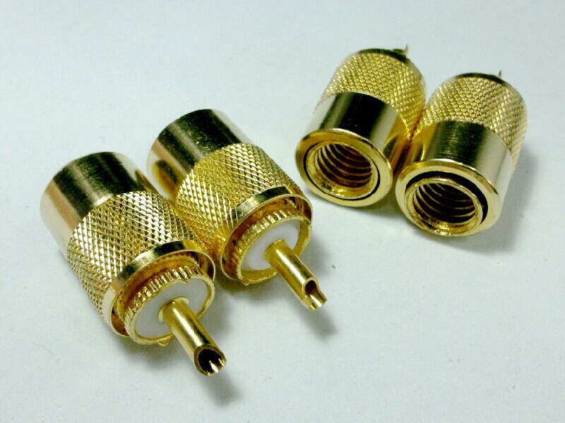 P.PL259 - RG8 /GOLD