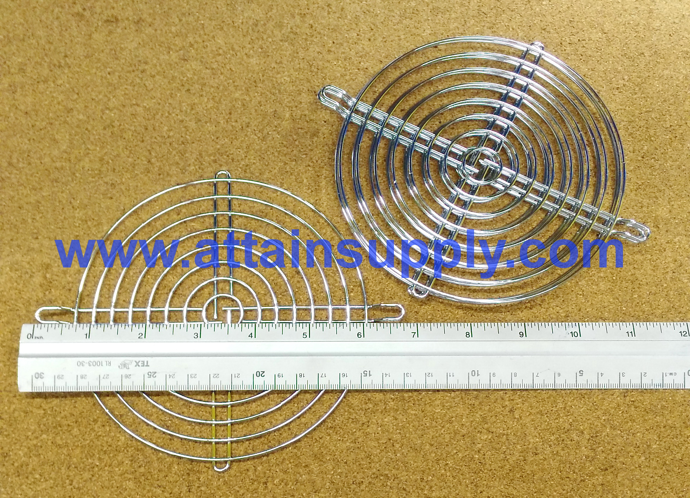 ตะแกรงพัดลม 6นิ้ว/8เกลียว-2มุมยึด