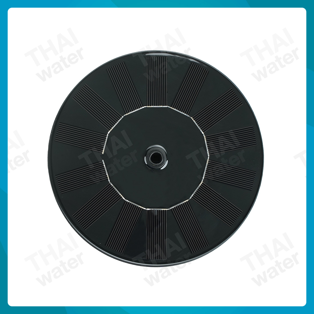 ปั๊มน้ำพุพลังงานแสงอาทิตย์ น้ำพุลอยน้ำ น้ำพุในสวน รุ่น AS10B1