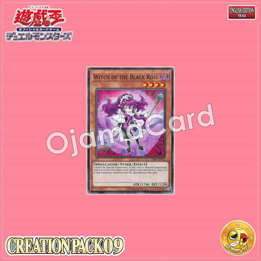 CR09-AE031 : Witch of the Black Rose / Black Rose Witch (Common)