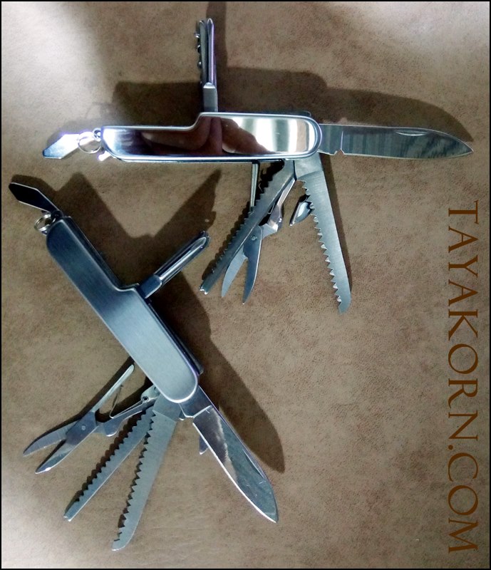 มีดพับแคมป์ปิ้งวัน Camping One Stainless Steel อุปกรณ์ 11 ฟังชั่น