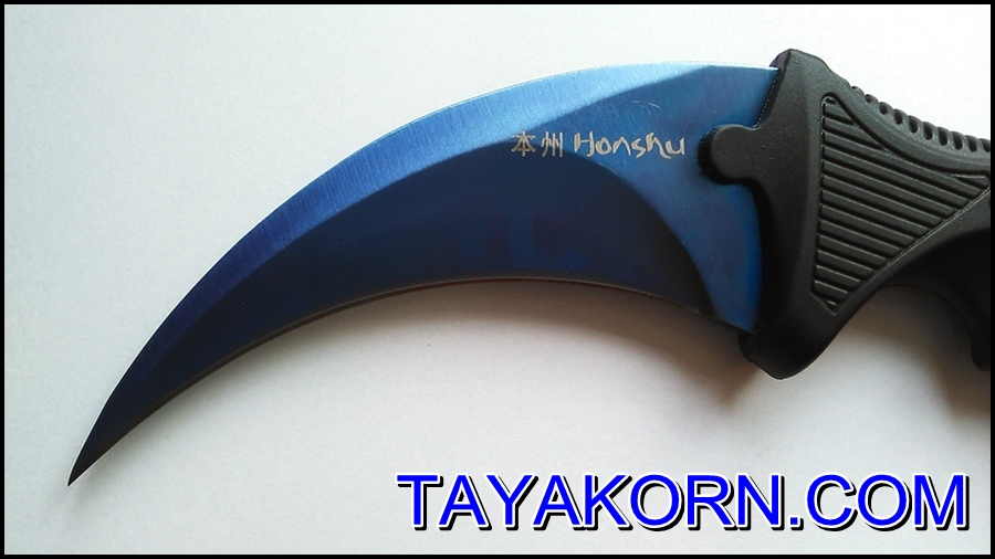 มีดคารัมบิตบลูซีสตอร์ม BlueSeaStorm Karambit Knife ( BLUE SEA )
