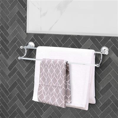 HAFELE ราวแขวนผ้าคู่ HAFELE รุ่น 495.80.057 ขนาด 60 ซม. โครเมียม