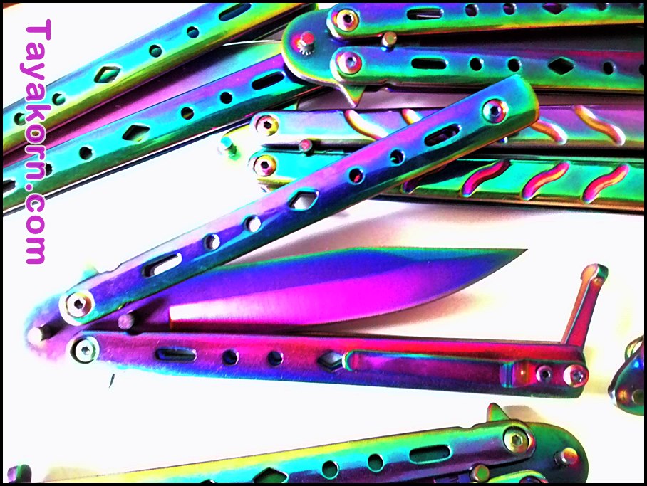 มีดควง Balisong Rainbow 3 Top best seller of the month