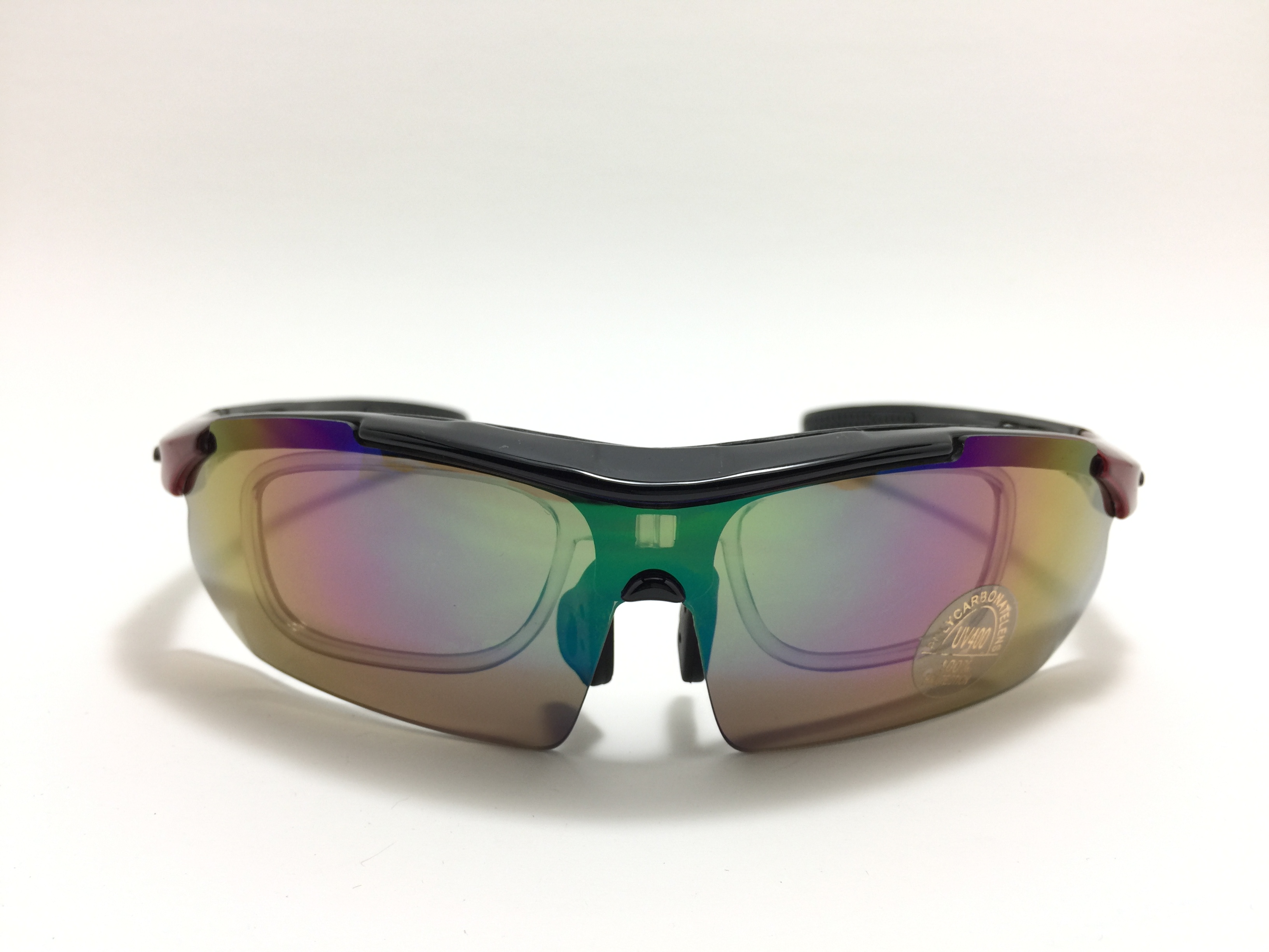 แว่นตาปั่นจักรยานทรงสปอร์ต <ชุด 5 เลนส์>