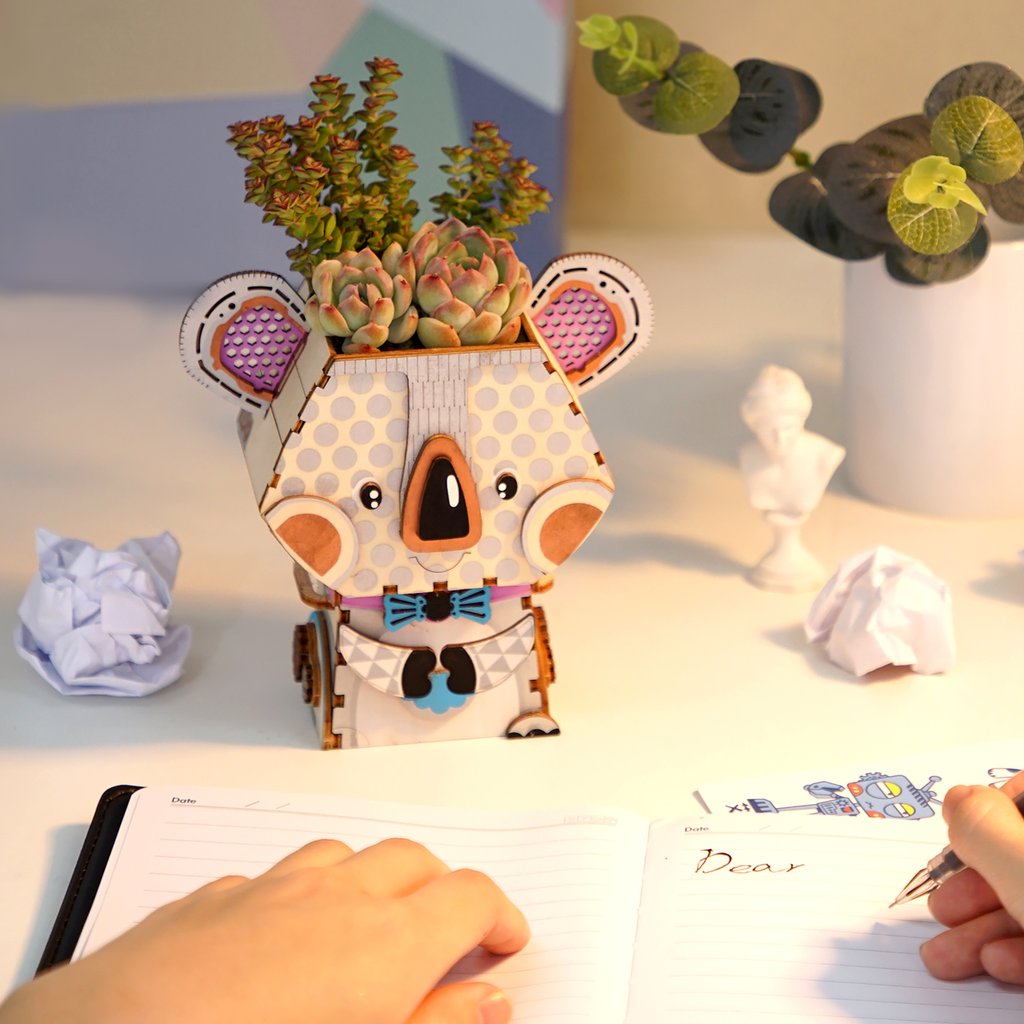 DIY Flower Pot - Pot Koala - กระถางต้นไม้