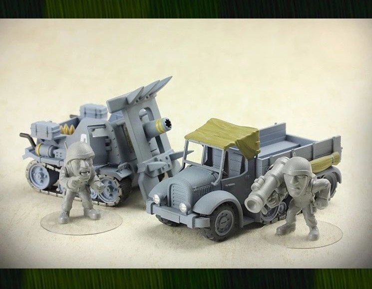 Metal Slug X Model kits set (1 ชุด ยานรบและหุ่นทหาร 6 แบบ)
