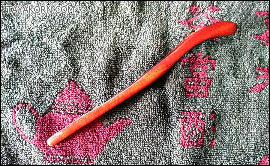 คีมไม้คีบแก้วชา แบบA TKTA-KK1