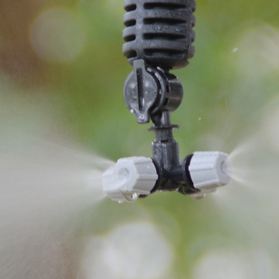 05-MSP-20-BK MSP-20 หัวพ่นหมอก 4 ทิศทาง OK Fog-01 + สายยาว 50 ซม.