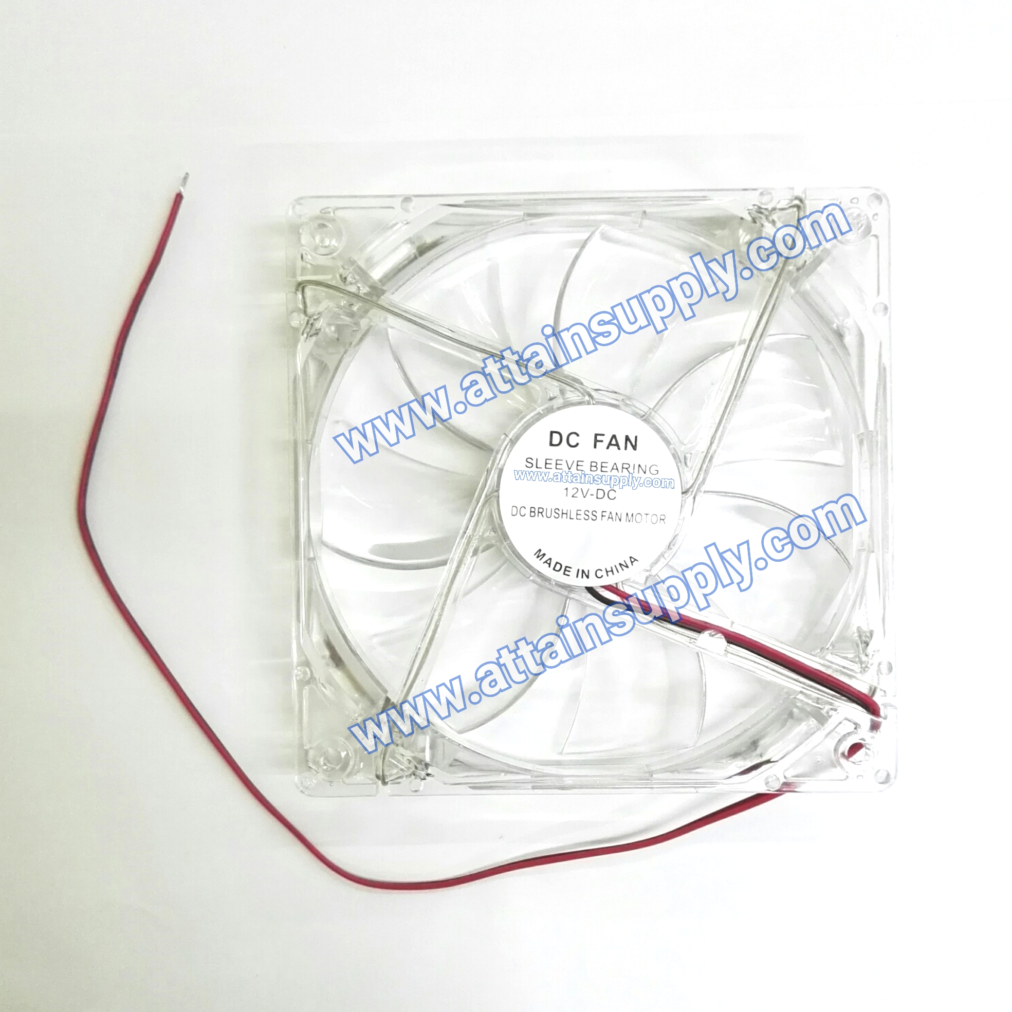 พัดลม12VDC/12x12x2.5CM.แบบมีไฟ