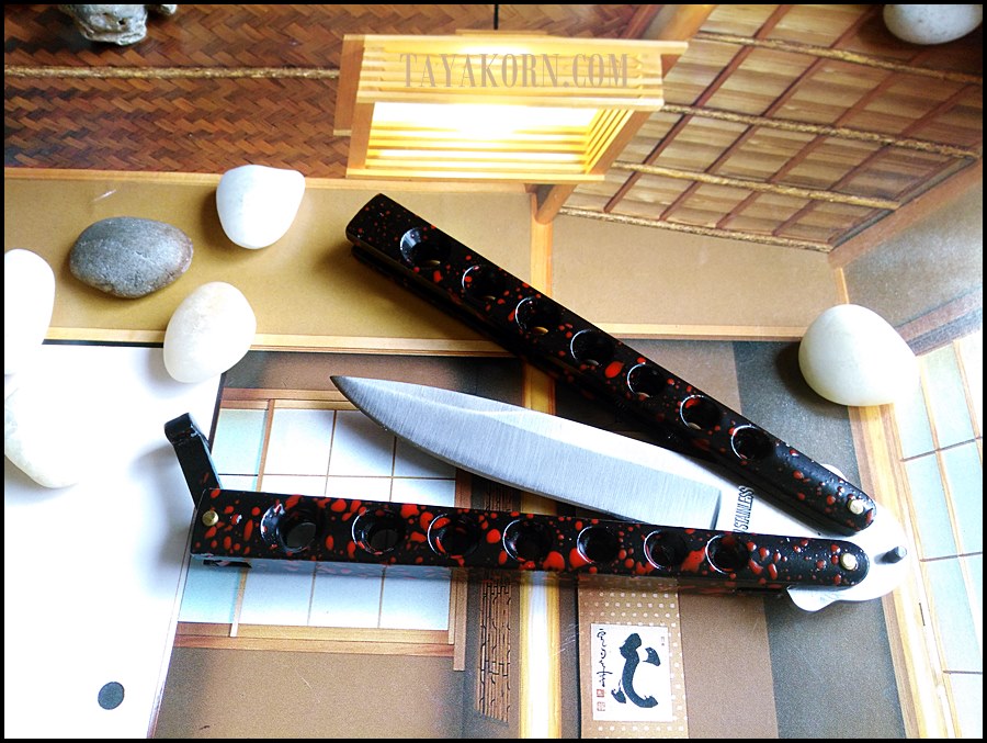 มีดควง บาลิซองชินจุกุนีโม Shinjuku Nemo Balisong Knife TKBS-SN1