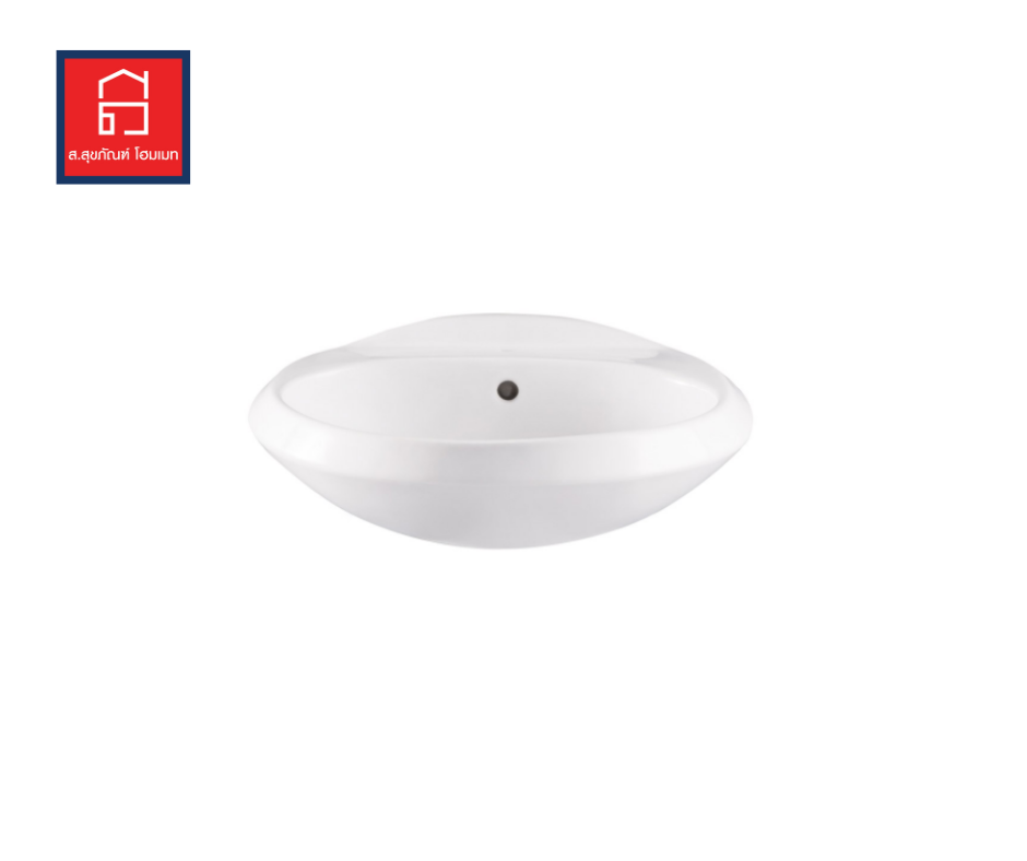NASCO NL-093W อ่างล่างหน้าแขวน MARCO *ราคาเฉพาะอ่างไม่รวมอุปกรณ์* ขาว