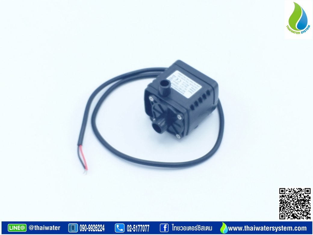 06-AS180-12250A ปั๊มน้ำ DC12V รุ่น AS180-12250A ( ปั๊มตู้ปลา ปั๊มดูดปุ๋ย ) SKU-070