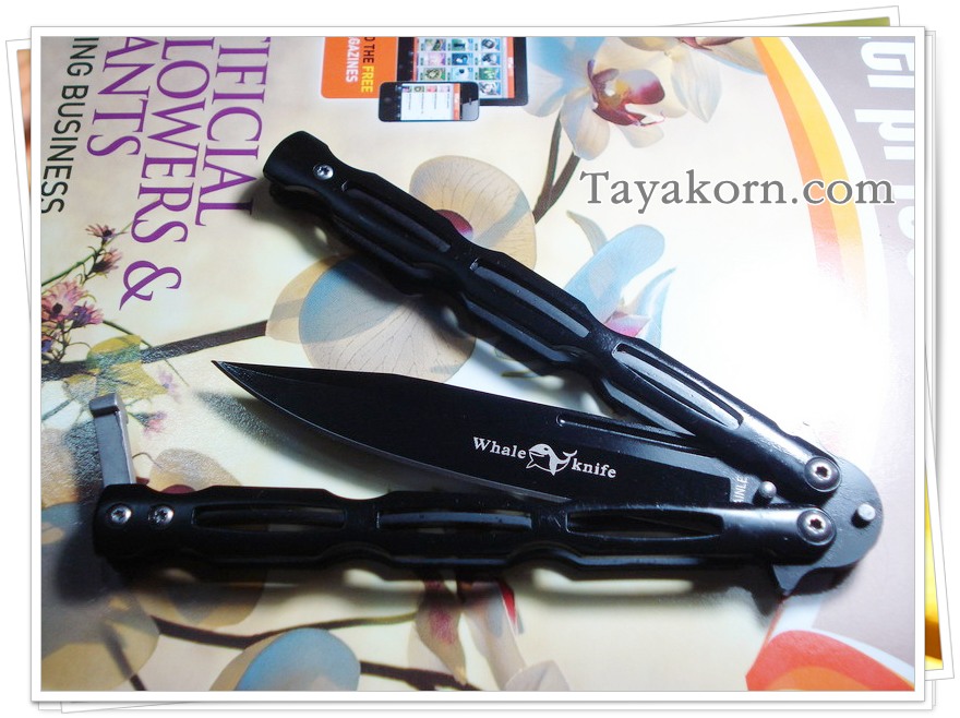มีดควง Balisong Black Whale TK2013/00411