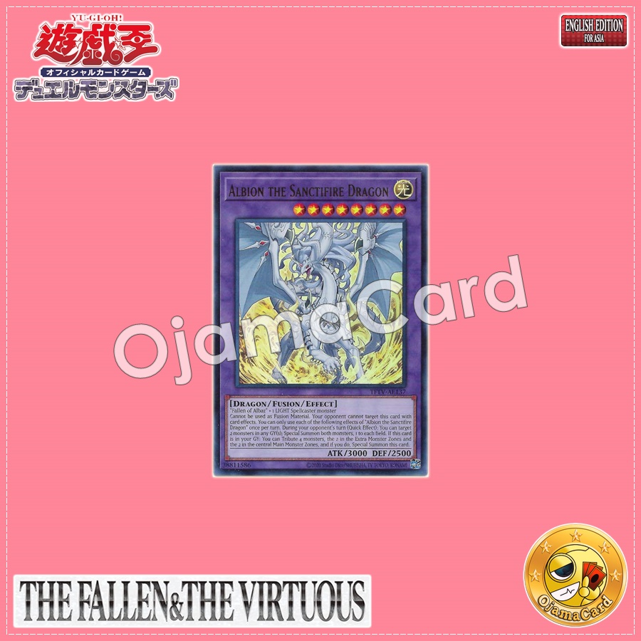 TFTV-AE137 : Albion the Sanctifire Dragon / Albion the True Flame Dragon (Ultra Rare)